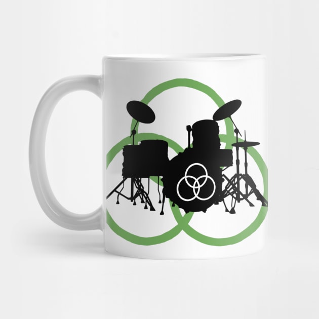 Drums Bonzo Moby Drummer Drumset Drumkit Symbol Gifts For Drummers by blueversion